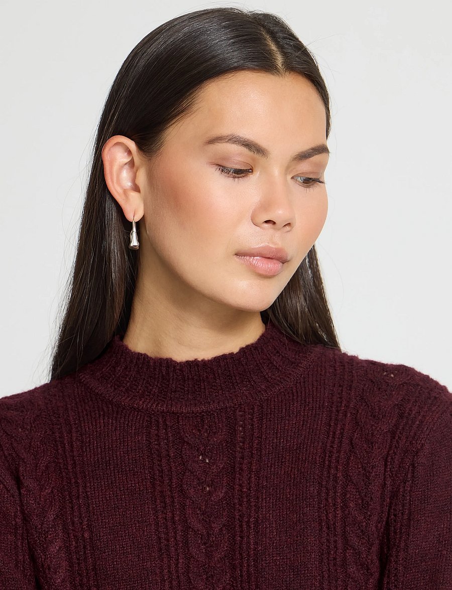 ICHI - IHPOVOKE LS5 - jumpers - zinfandel - 4