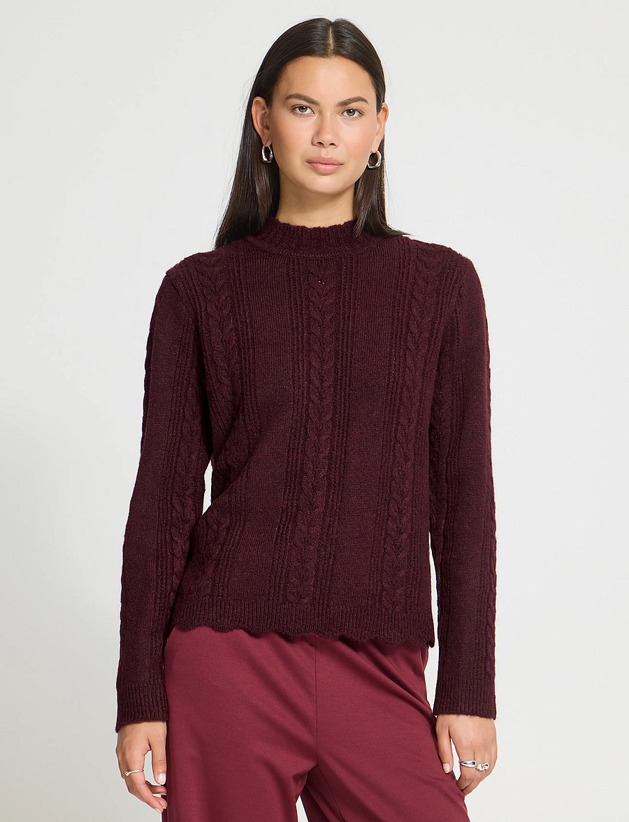 ICHI - IHPOVOKE LS5 - jumpers - zinfandel - 5