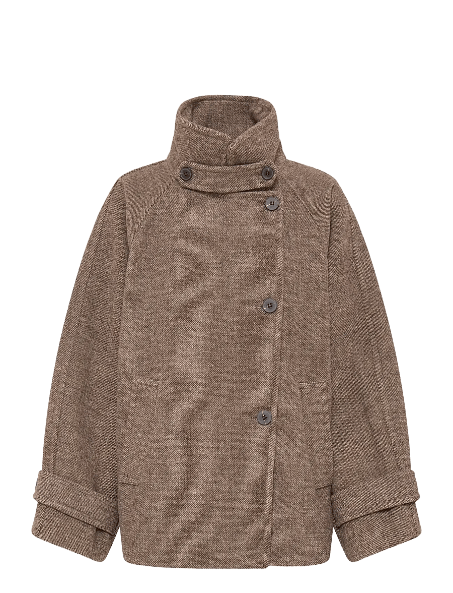 ICHI - IHGAZIVA JA3 - mäntel - chocolate brown melange - 1