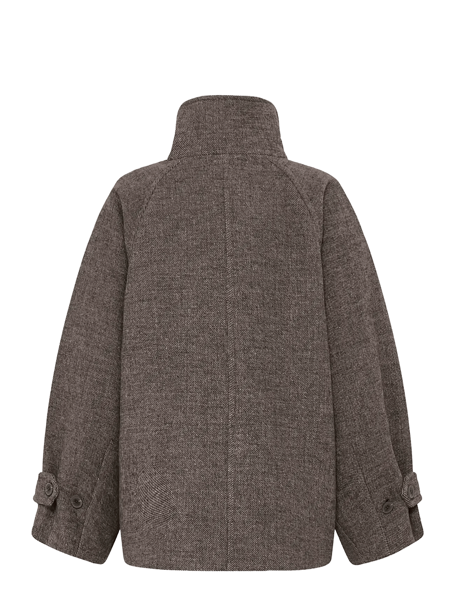 ICHI - IHGAZIVA JA3 - uldjakker - chocolate brown melange - 2