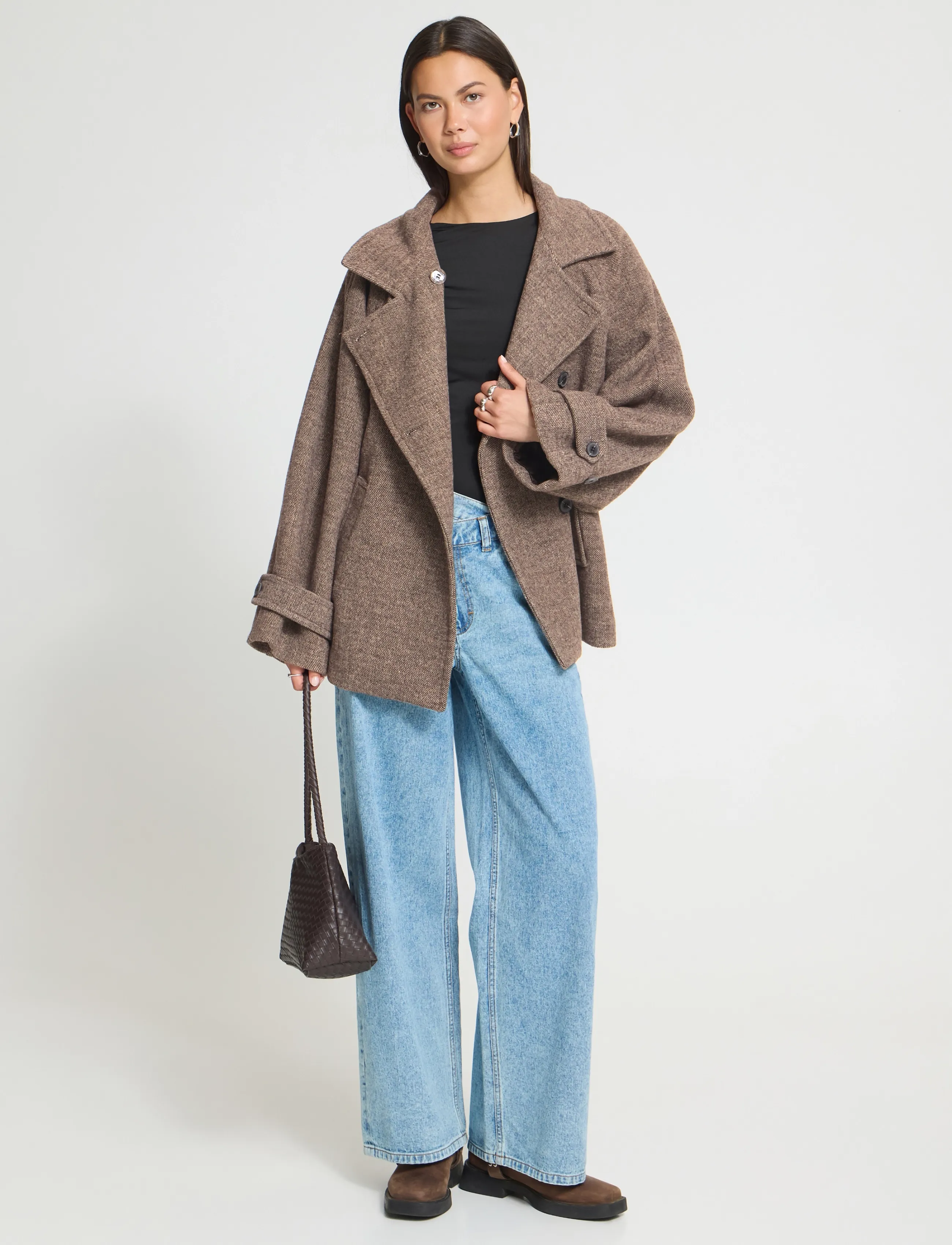 ICHI IHGAZIVA JA3 - ICHI - CHOCOLATE BROWN MELANGE / brown