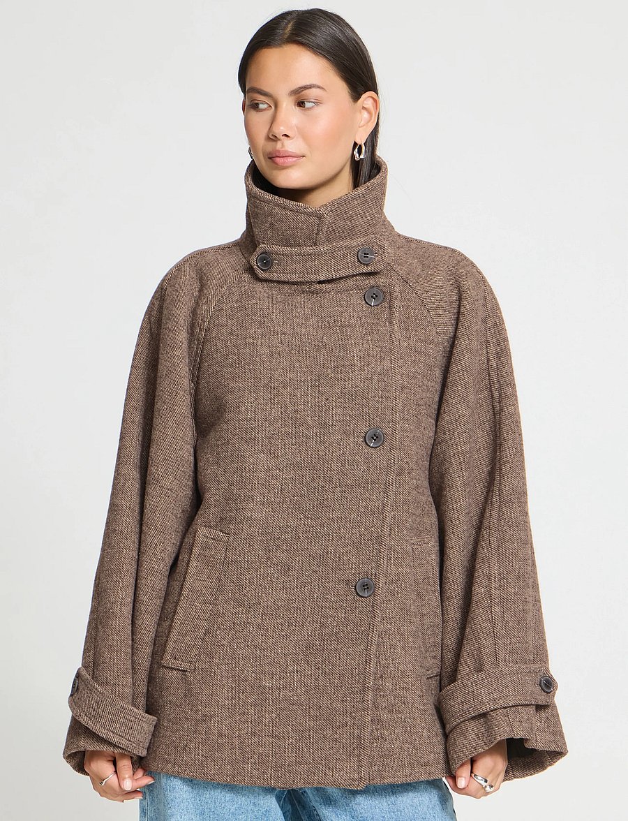 ICHI - IHGAZIVA JA3 - mäntel - chocolate brown melange - 5