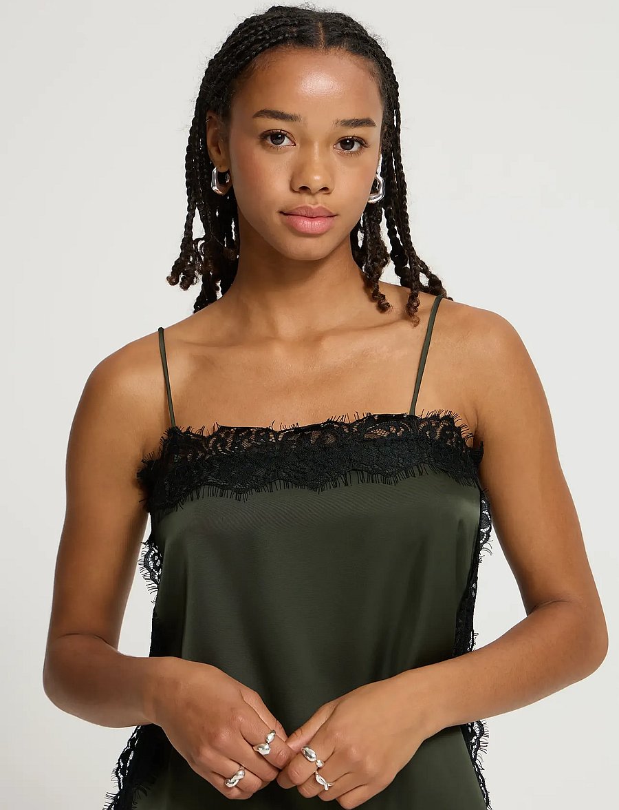 ICHI - IHLACCIE TO - sleeveless tops - forest night - 0