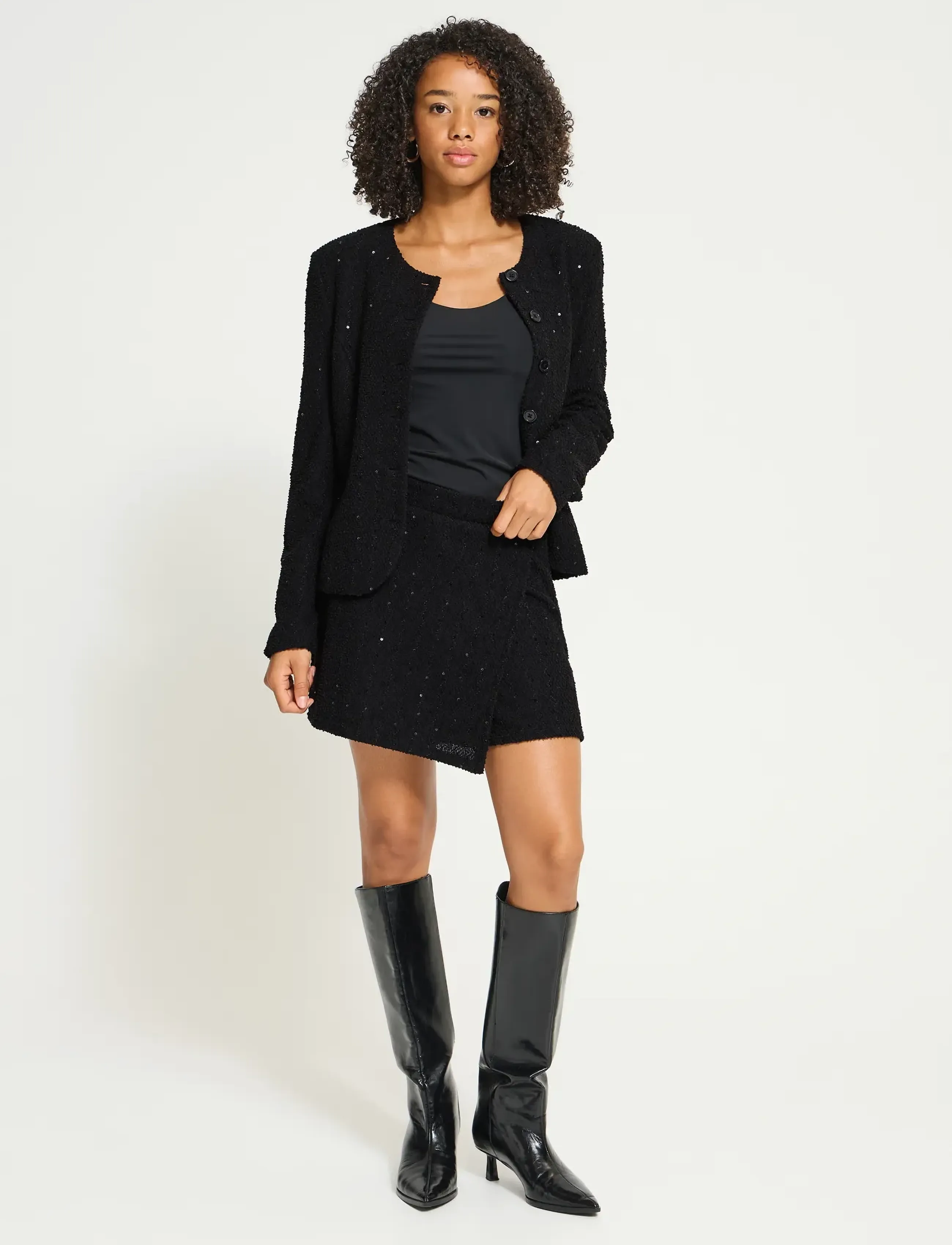 ICHI - IHNINKY SHO2 - short skirts - black - 0