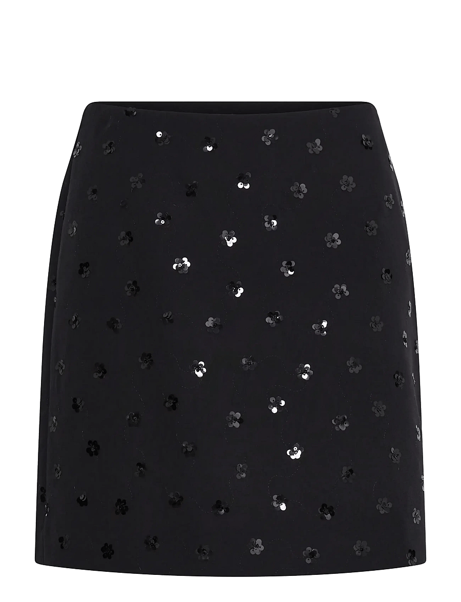 ICHI - IHHARMONIA SK - sequin skirts - black - 1