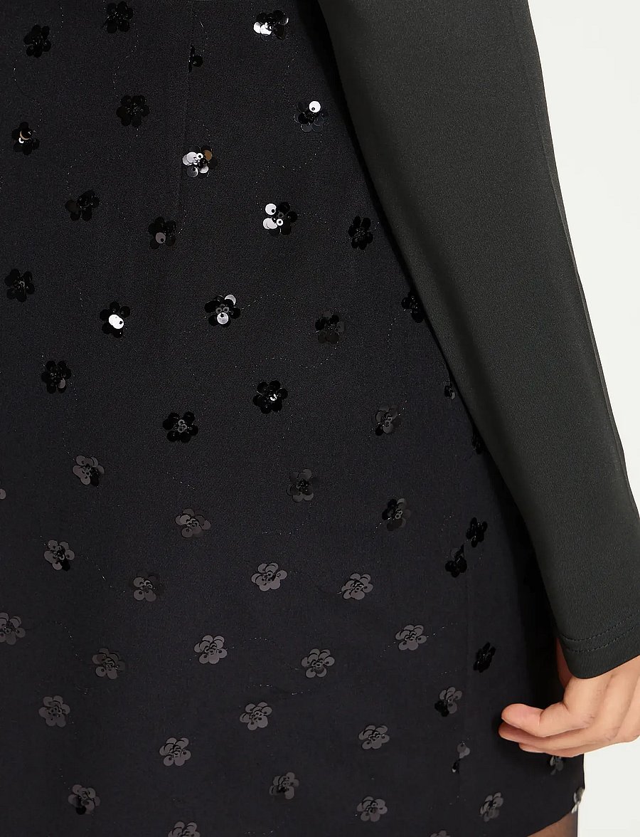 ICHI - IHHARMONIA SK - sequin skirts - black - 0