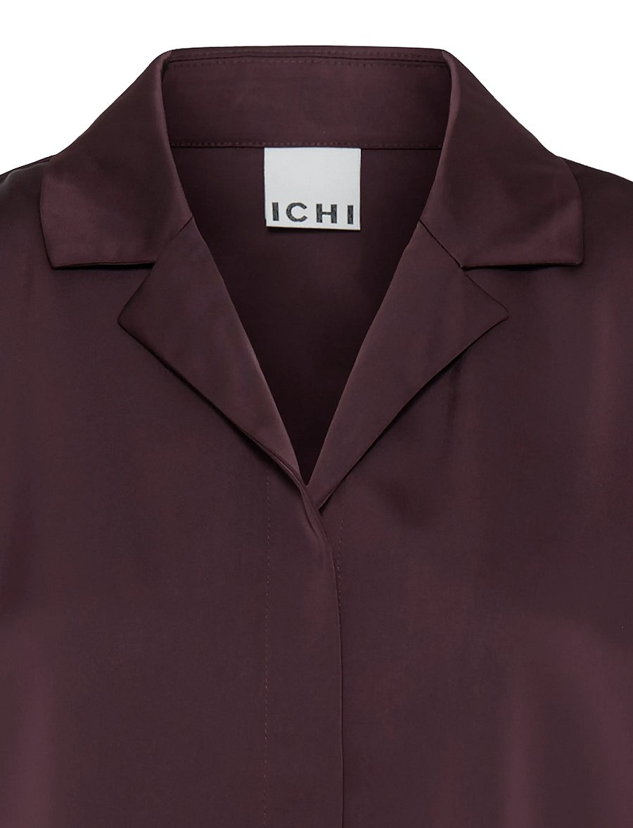 ICHI - IHLETTA THIN SH2 - short-sleeved shirts - fudge - 2