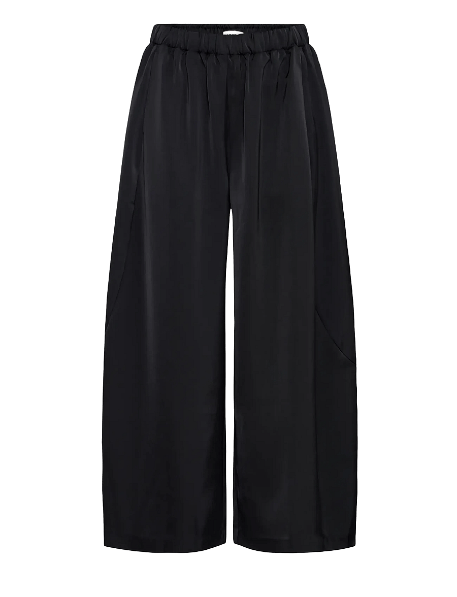 ICHI - IHHARTLEY PA - wide leg trousers - black - 1