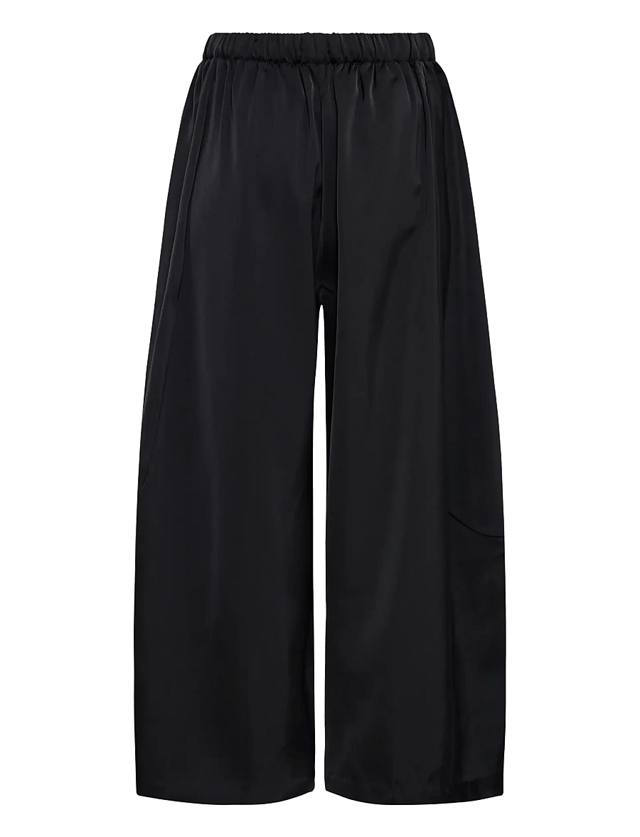 ICHI - IHHARTLEY PA - wide leg trousers - black - 2