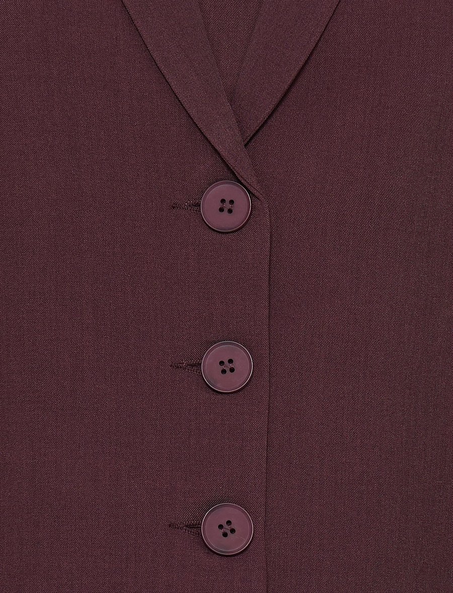ICHI - IHFAVA SHORT BL - cropped blazers - fudge melange - 2