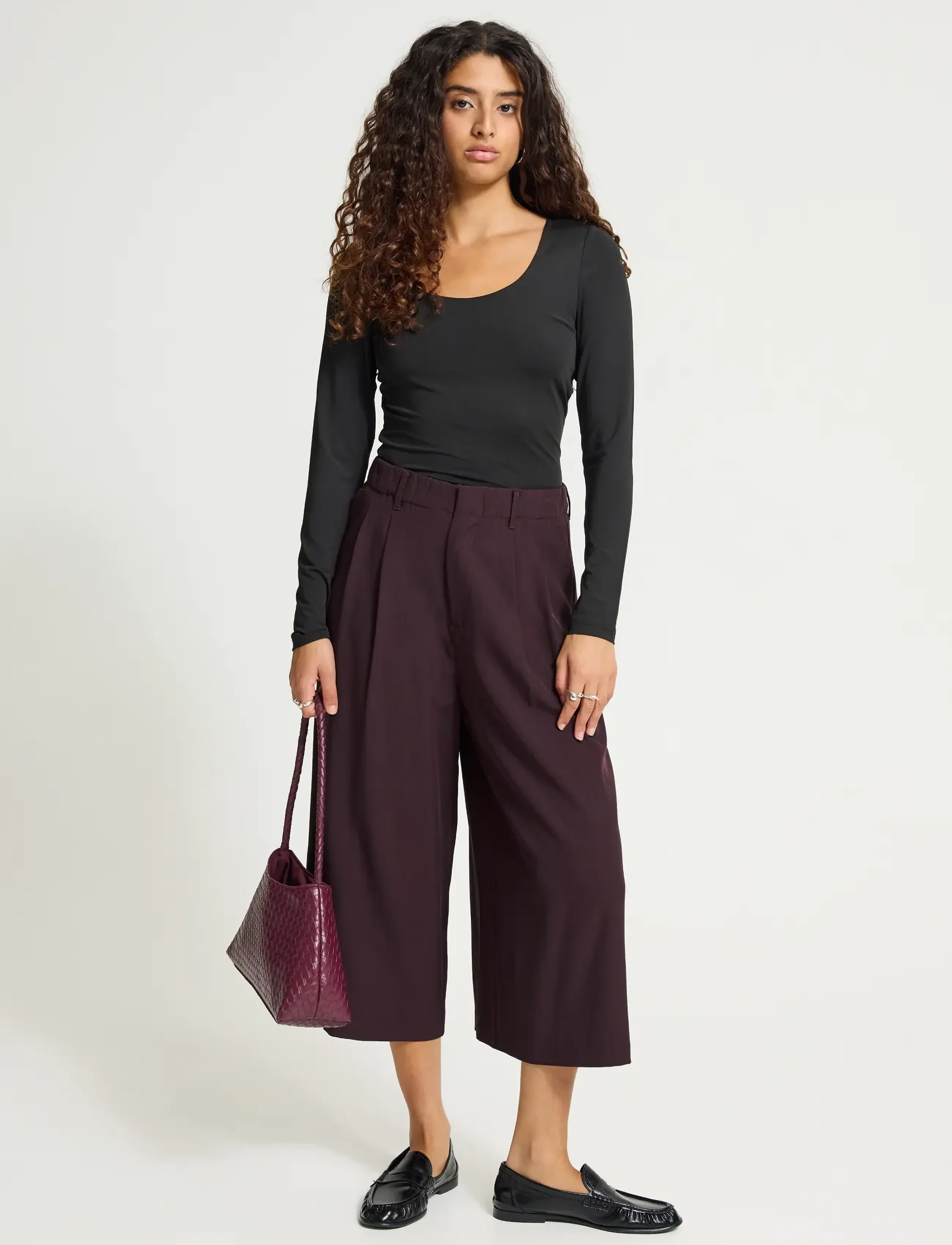 ICHI - IHFAVA CULOTTE PA - laveste priser - fudge melange - 0