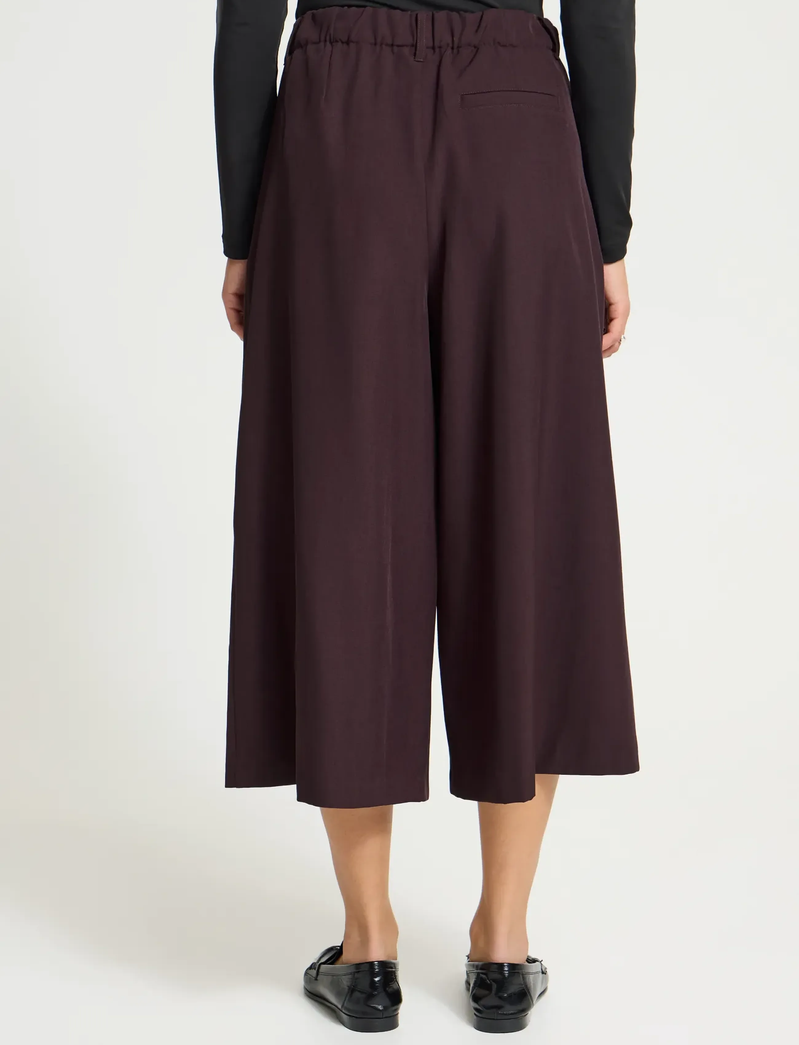 ICHI - IHFAVA CULOTTE PA - laveste priser - fudge melange - 3