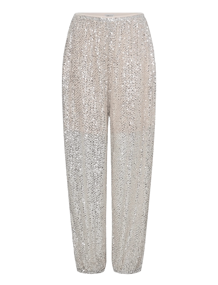 ICHI - IHFAULA BALLON PA - hosen mit geradem bein - frosted almond - 1