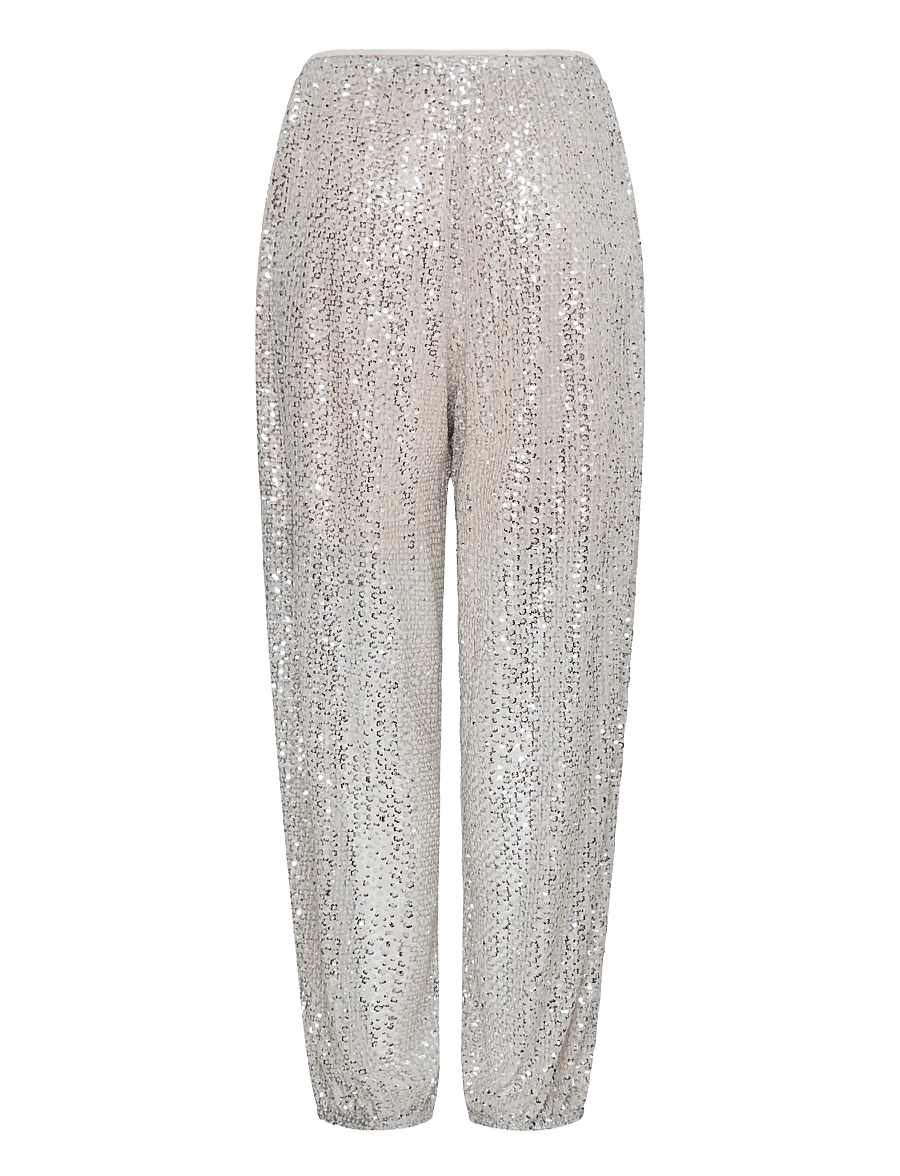 ICHI - IHFAULA BALLON PA - hosen mit geradem bein - frosted almond - 2