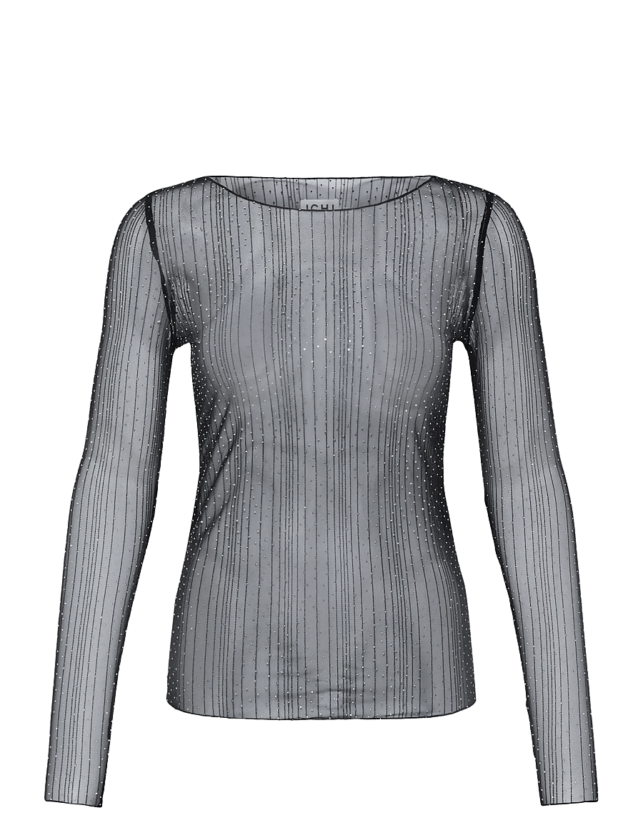 ICHI - IHNOVIOLA LS2 - long-sleeved tops - black - 0