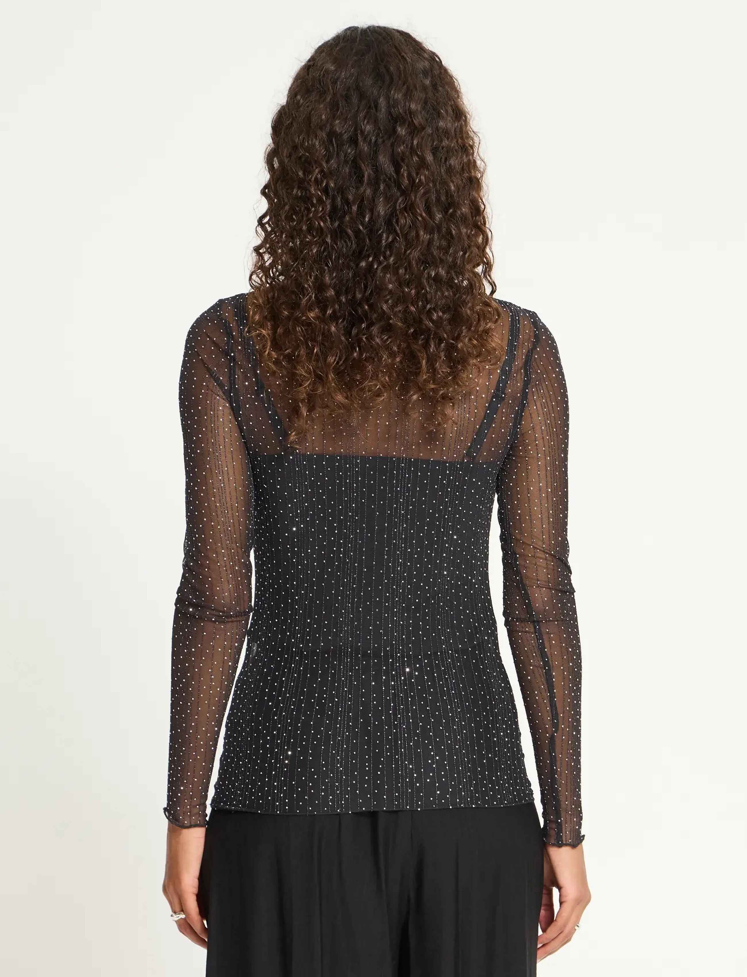 ICHI - IHNOVIOLA LS2 - långärmade toppar - black - 3