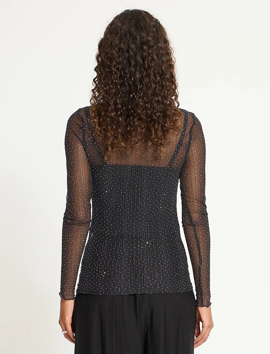 ICHI - IHNOVIOLA LS2 - långärmade toppar - black - 3