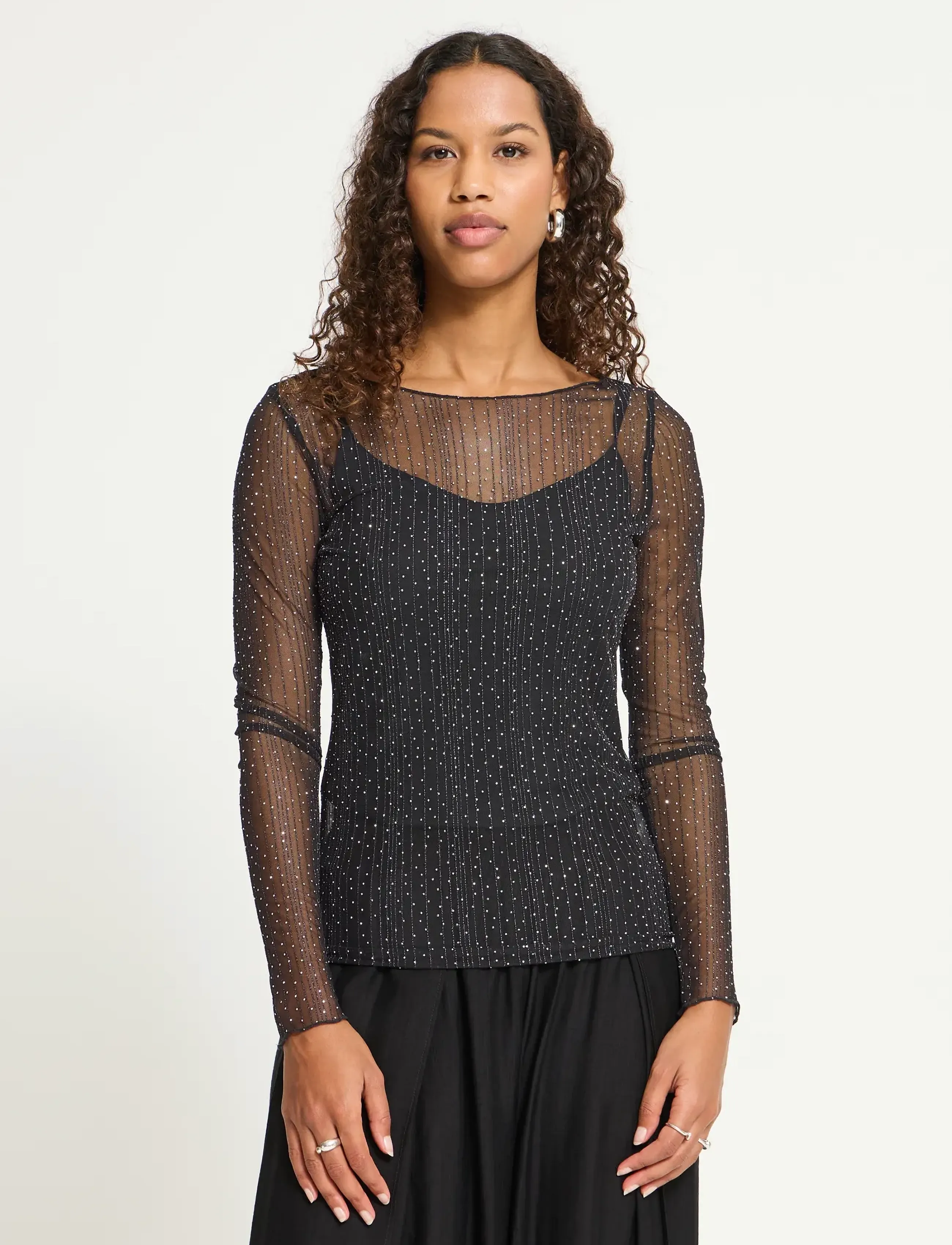 ICHI - IHNOVIOLA LS2 - långärmade toppar - black - 5