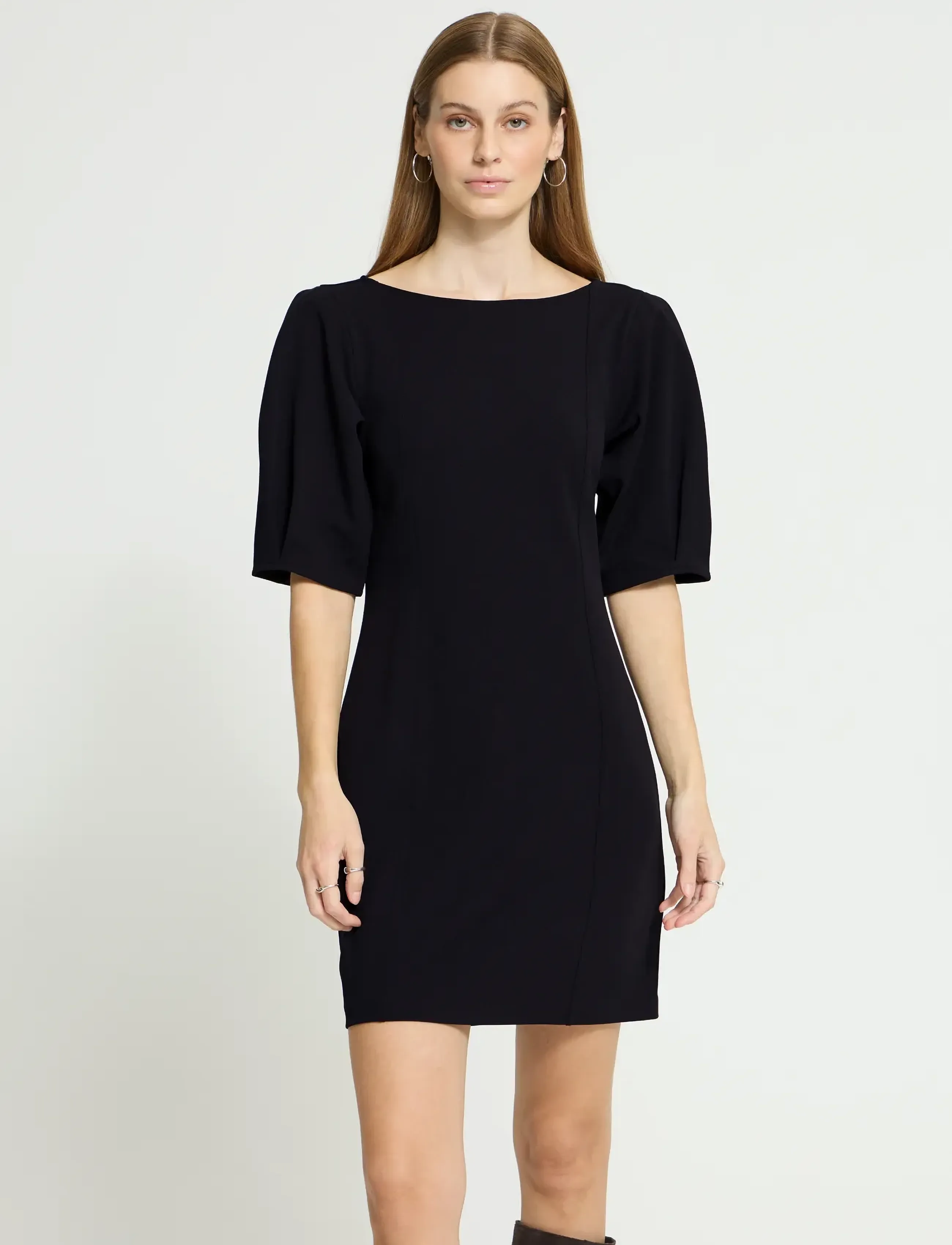 ICHI - IHKATINE DR10 - kurze kleider - black - 5