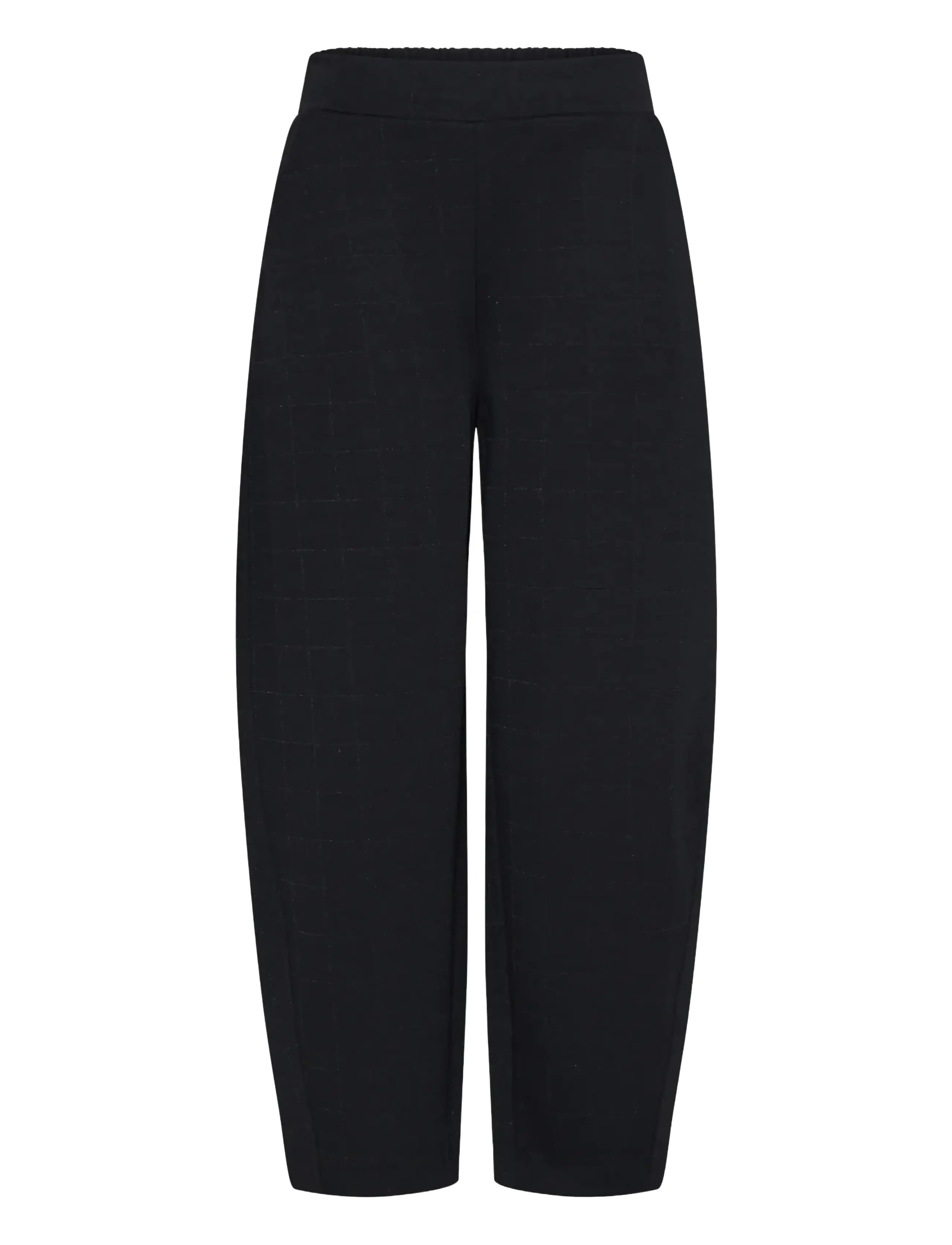 ICHI - IHKATE SPARKELLY BARREL PA - hosen mit geradem bein - black - 1