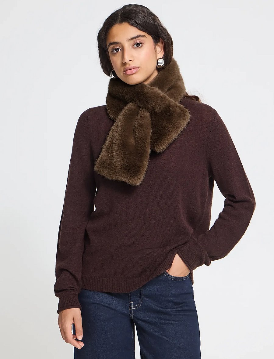 ICHI - IAEBNA SC - winterschals - coffee bean - 0
