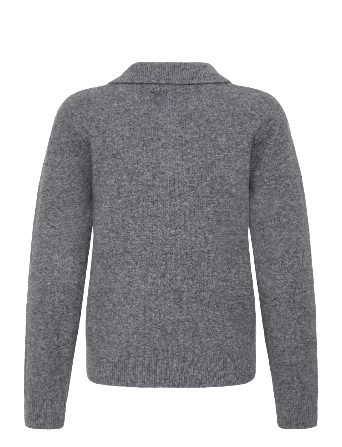 ICHI - IHDASILA POLO LS - pullover - dark grey mlg harlekin - 2
