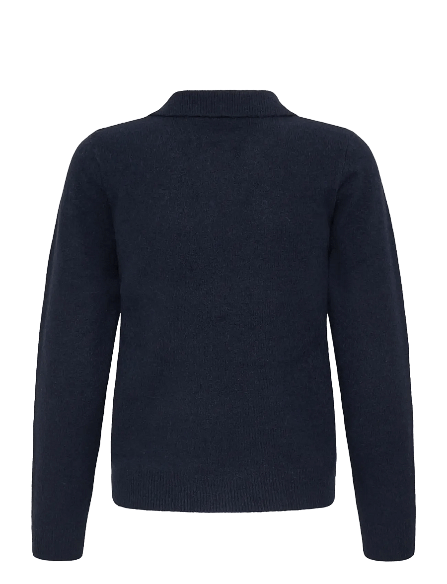 ICHI - IHDASILA POLO LS - jumpers - total eclipse harlekin - 2