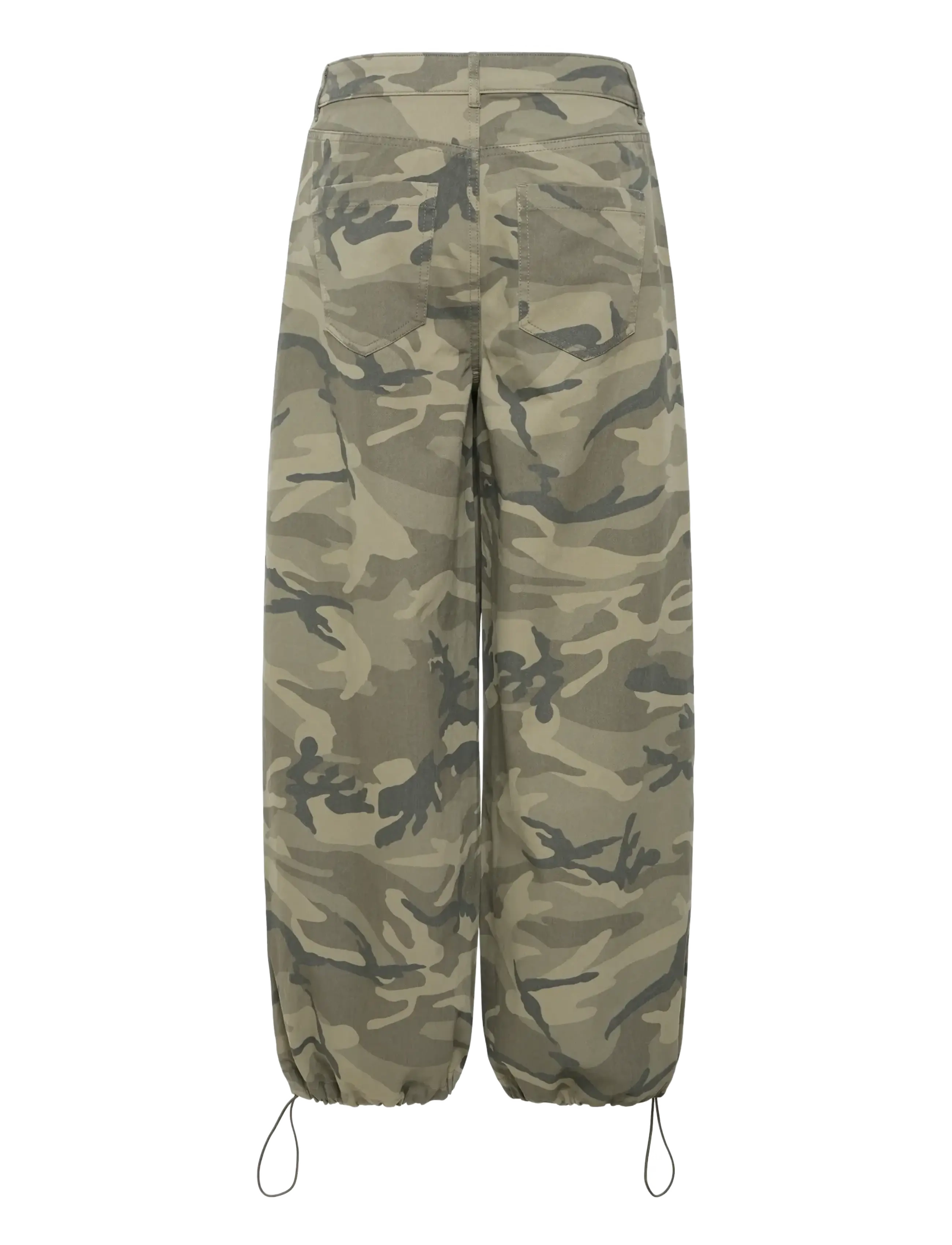 ICHI - IHXCARMOCA PA - hosen mit geradem bein - camo green - 1