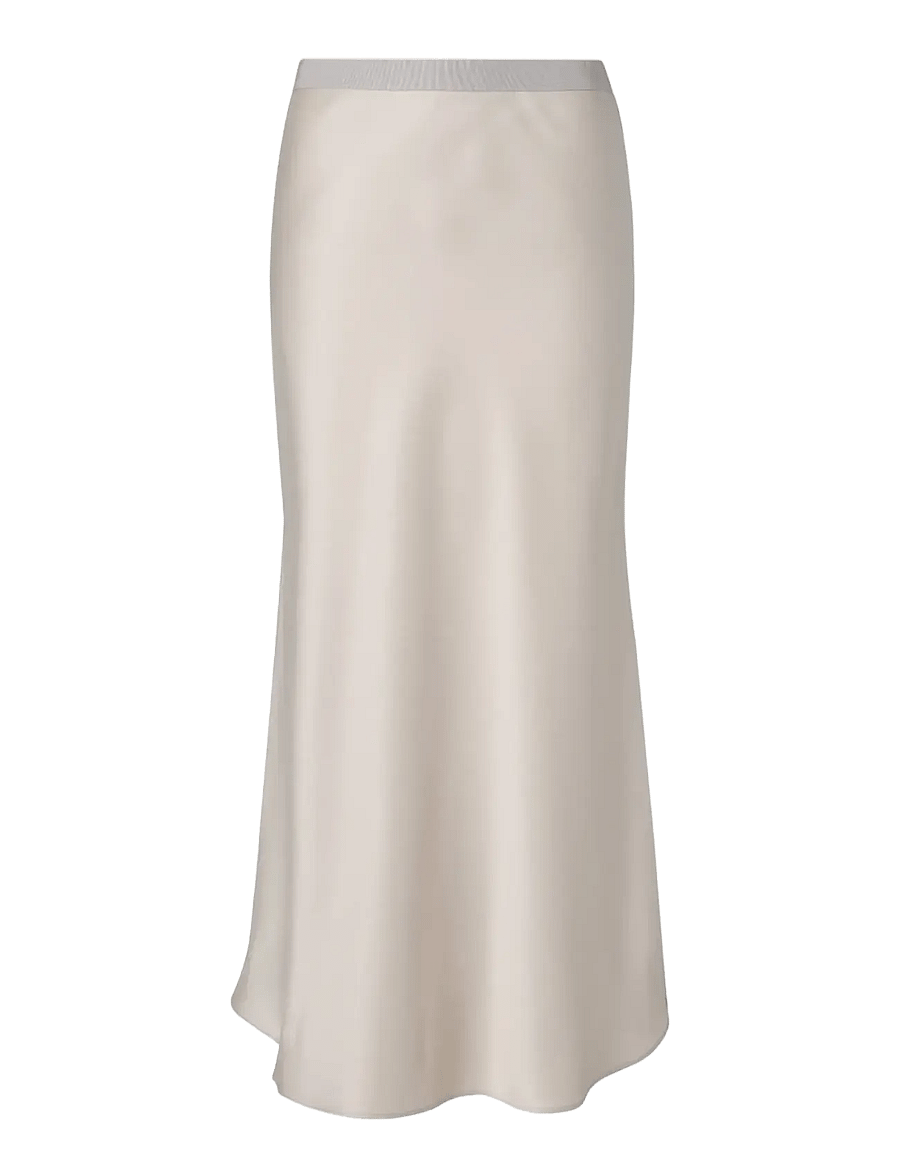 Ida Sjöstedt - CAT SKIRT - satinkjolar - greige - 1