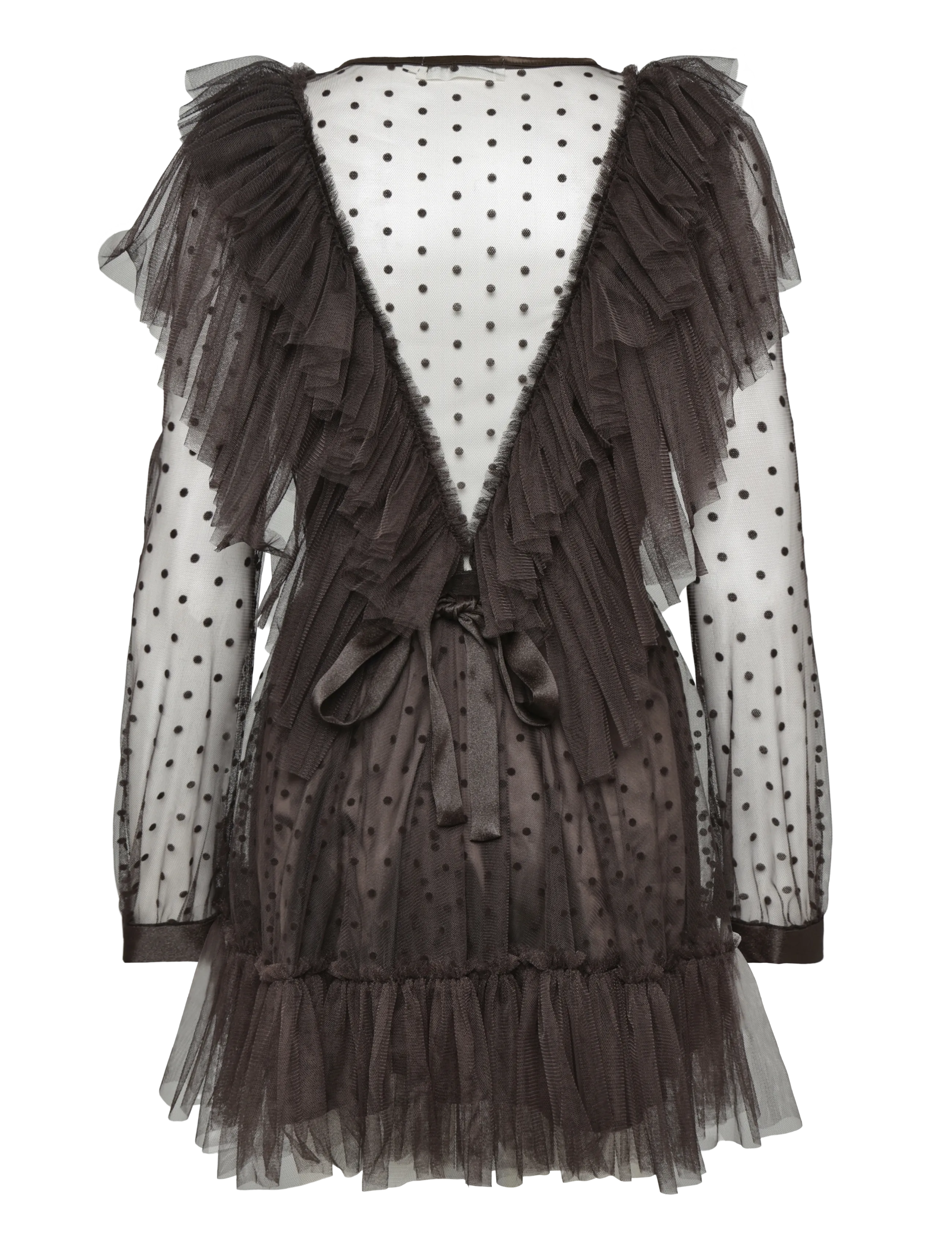 Ida Sjöstedt - PAIGE DRESS - pidulikud kleidid - dark brown - 2