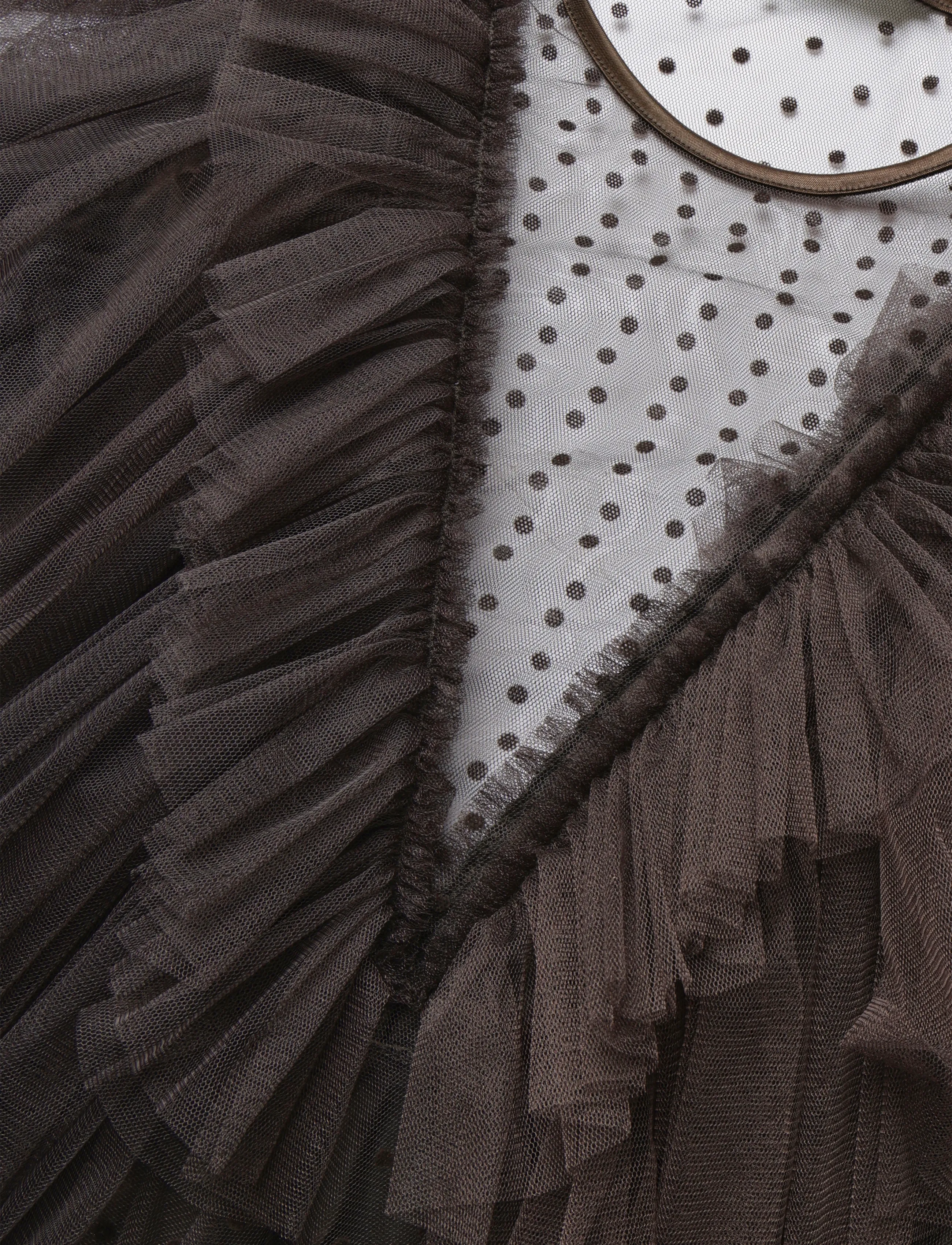 Ida Sjöstedt - PAIGE DRESS - pidulikud kleidid - dark brown - 3