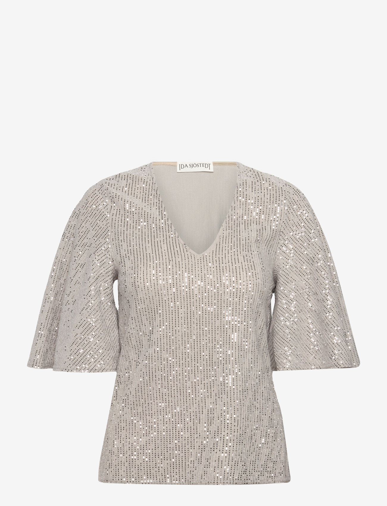 Ida Sjöstedt - MYRA TOP - speciella tillfällen - greige silver - 1
