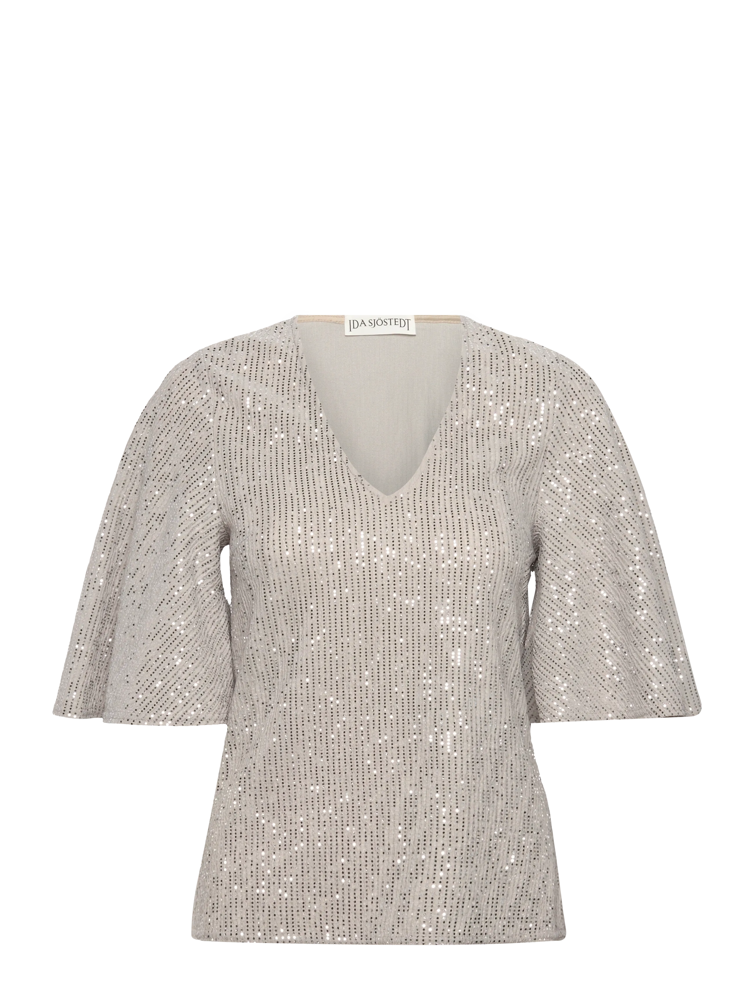 MYRA TOP - GREIGE SILVER