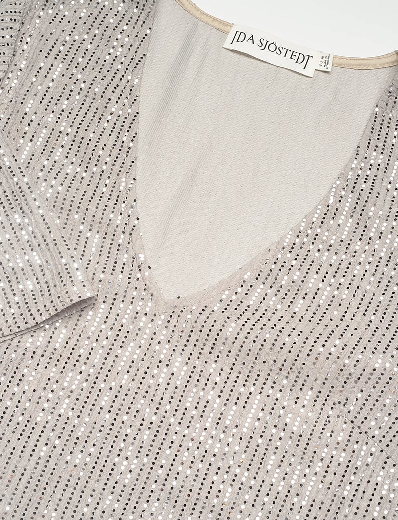Ida Sjöstedt - MYRA TOP - speciella tillfällen - greige silver - 3