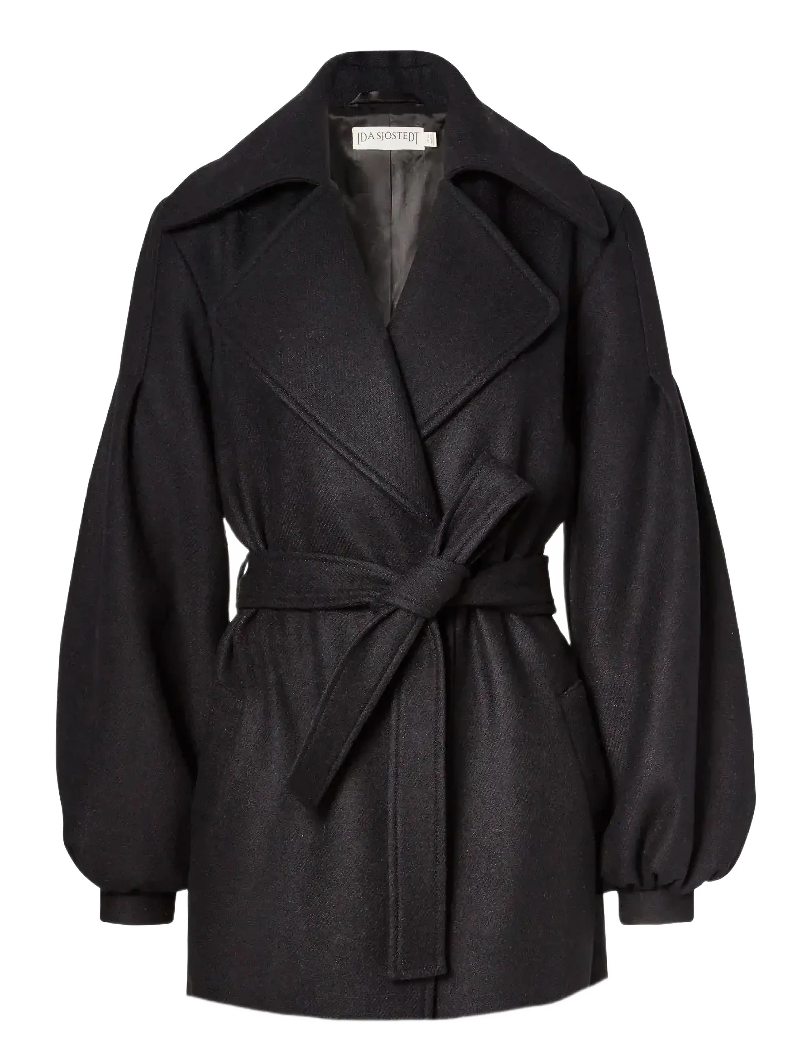 IDA SJÖSTEDT Vinnie Wolle Jacke Schwarz - 42 - Damen