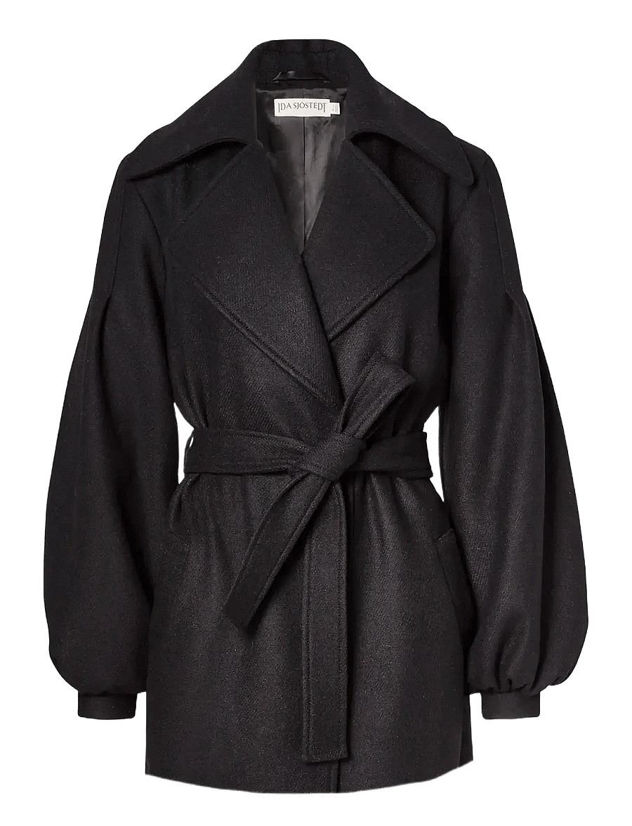 Ida Sjöstedt - VINNIE WOOL JACKET - virsjakas - black - 1