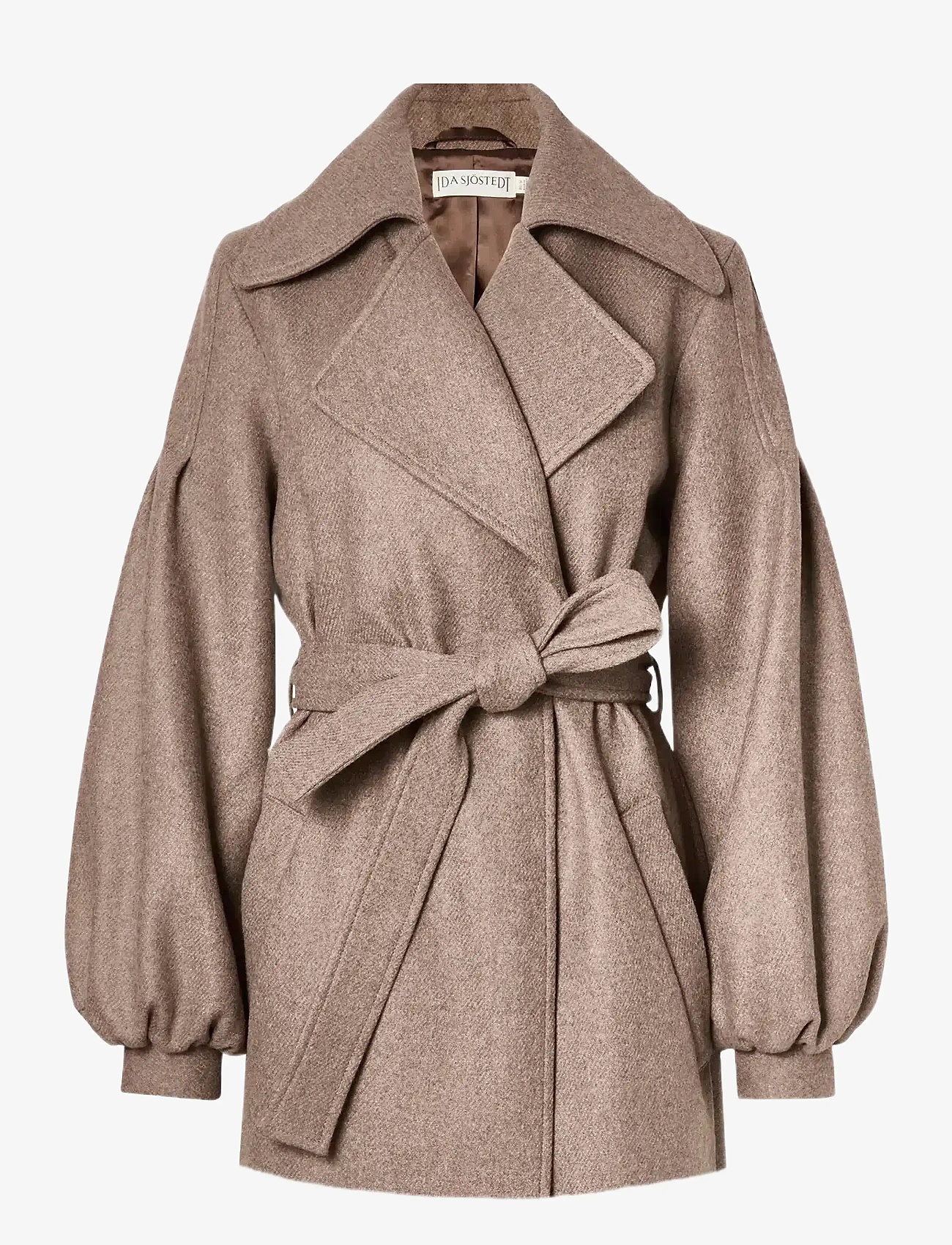 Ida Sjöstedt - VINNIE WOOL JACKET - jakker - light brown - 1