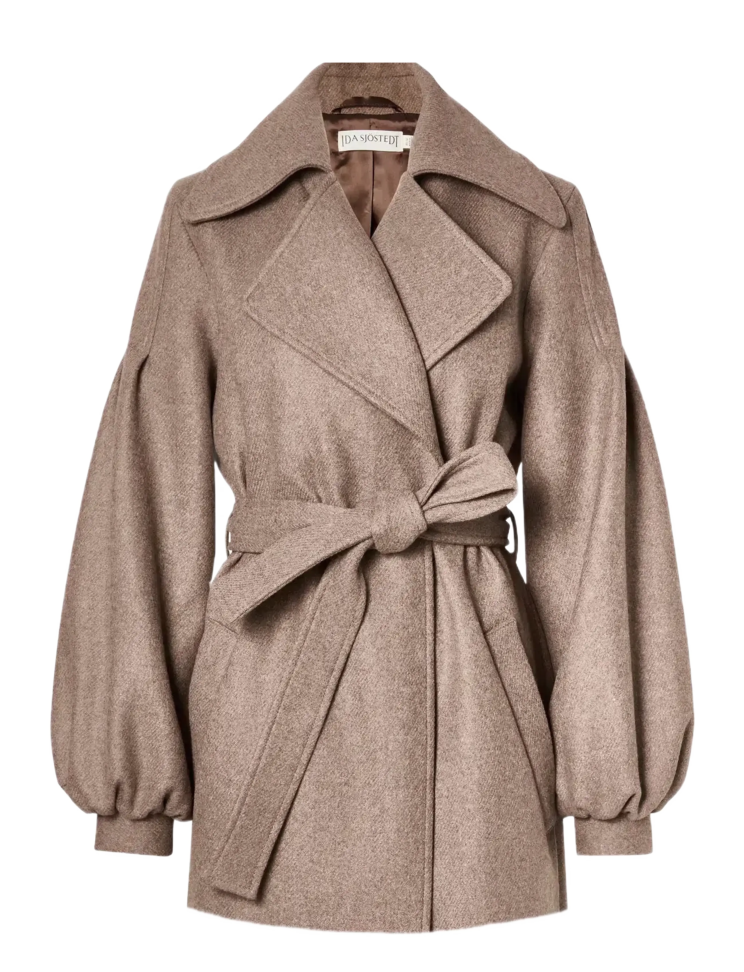 VINNIE WOOL JACKET - LIGHT BROWN