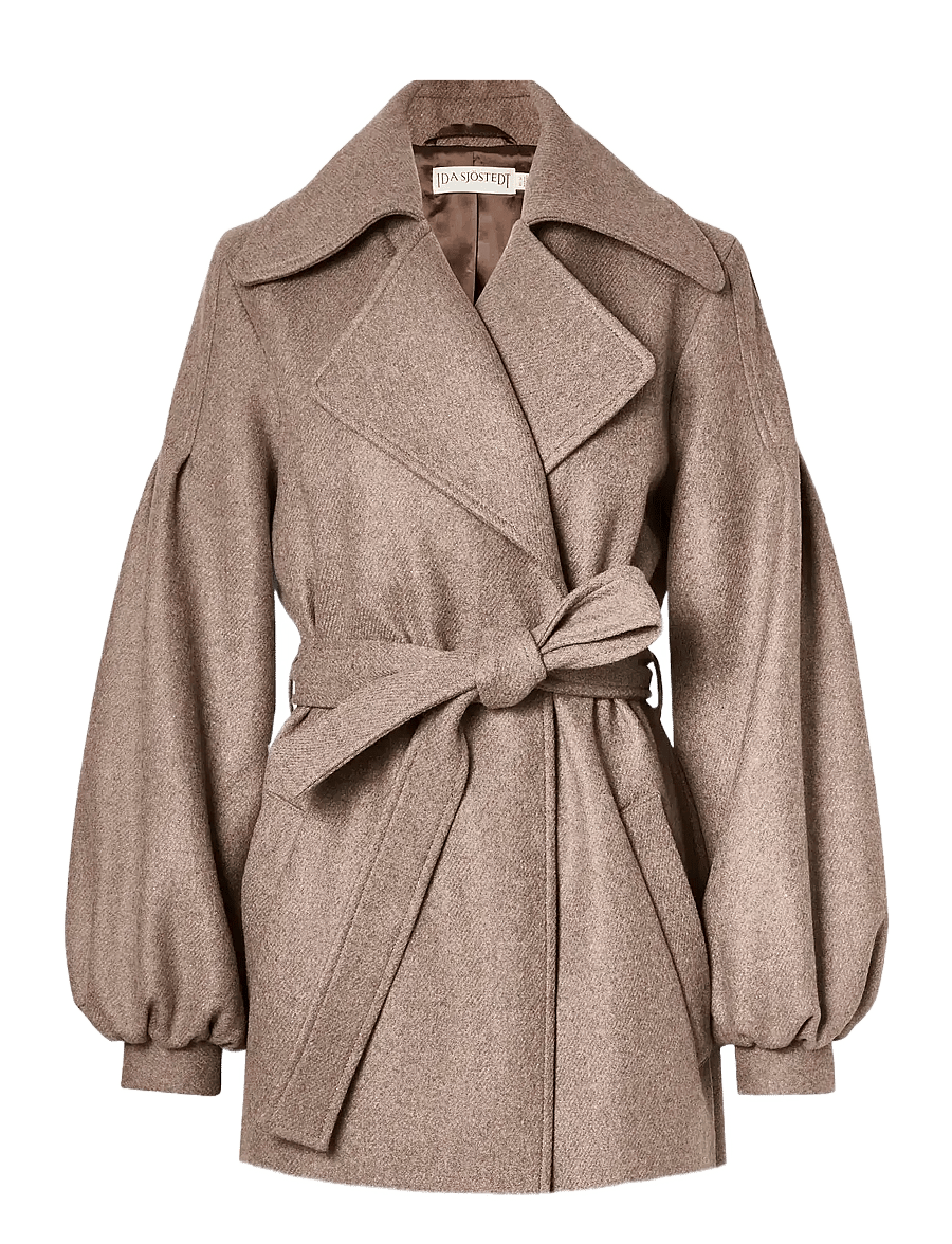 Ida Sjöstedt - VINNIE WOOL JACKET - ulljackor - light brown - 1