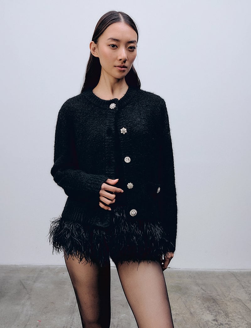 Ida Sjöstedt - KRISTIN CARDIGAN - koftor - black - 0