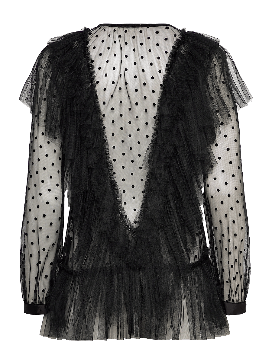 Ida Sjöstedt - NATASHA TOP - special occasions - black dot - 2
