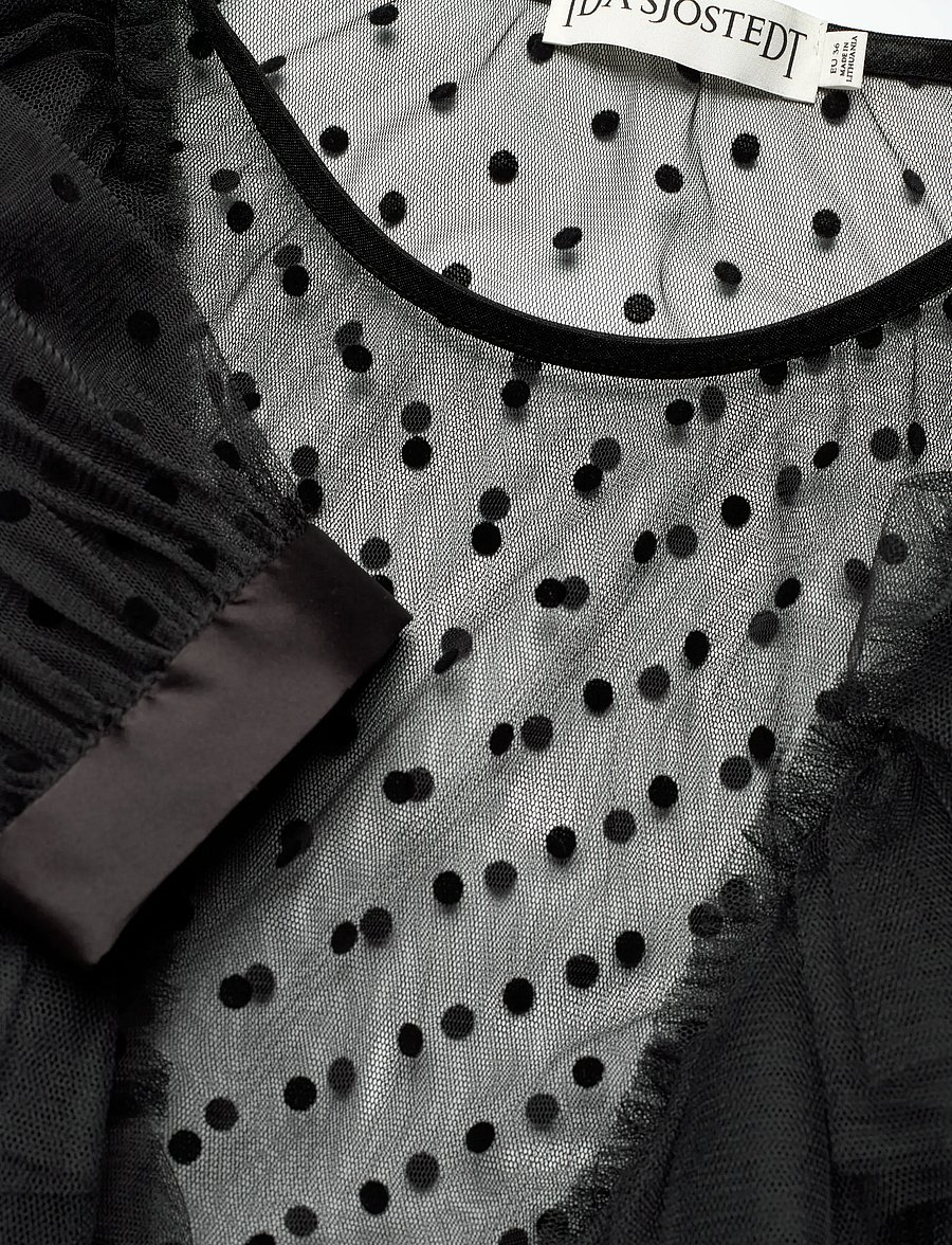 Ida Sjöstedt - NATASHA TOP - special occasions - black dot - 3
