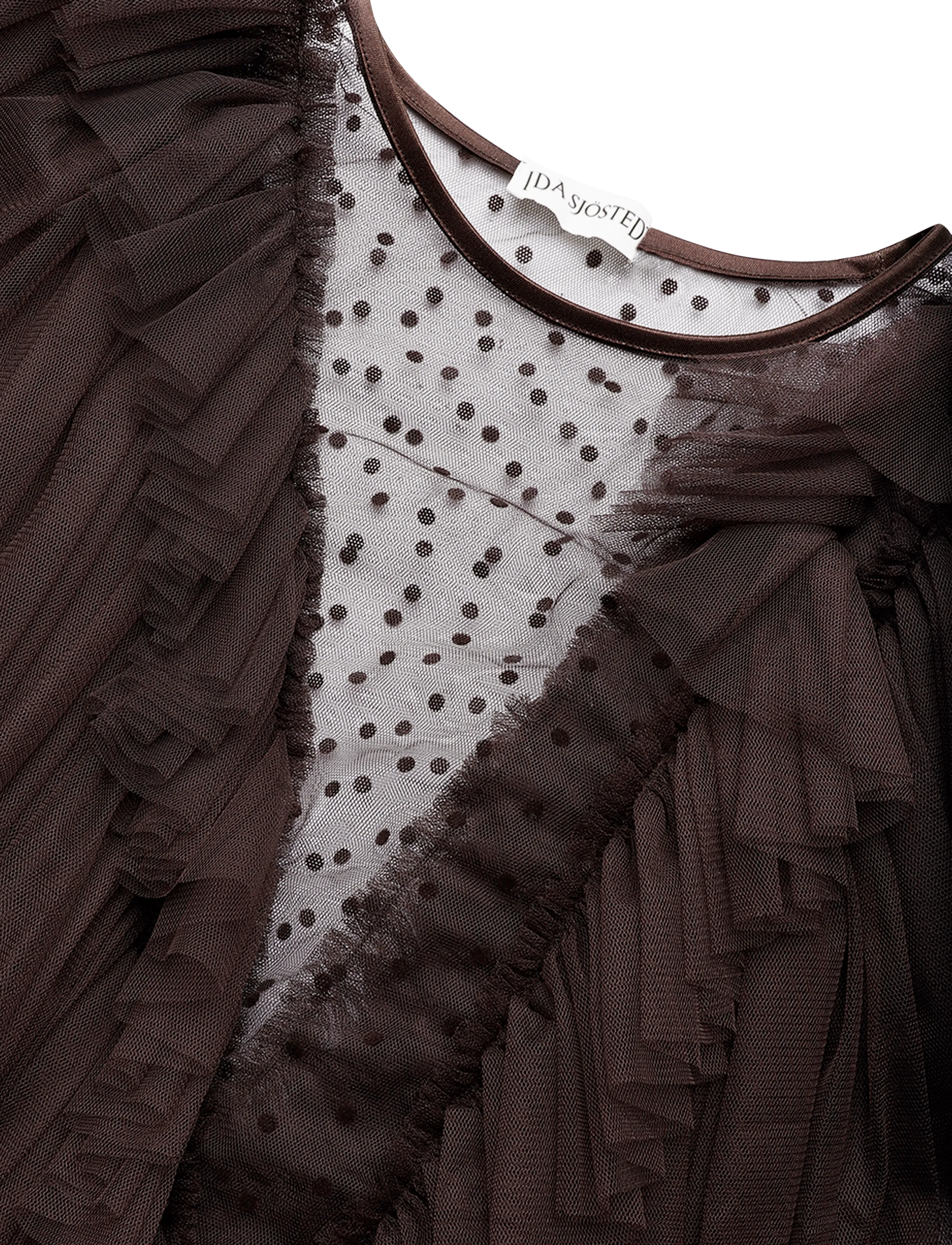 Ida Sjöstedt - NATASHA TOP - besondere anlässe - dark brown - 3