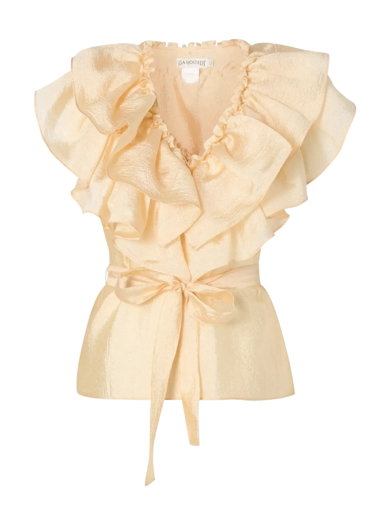 Ida Sjöstedt EYRA TOP - T-shirts & Toppar - HONEY BEIGE / beige