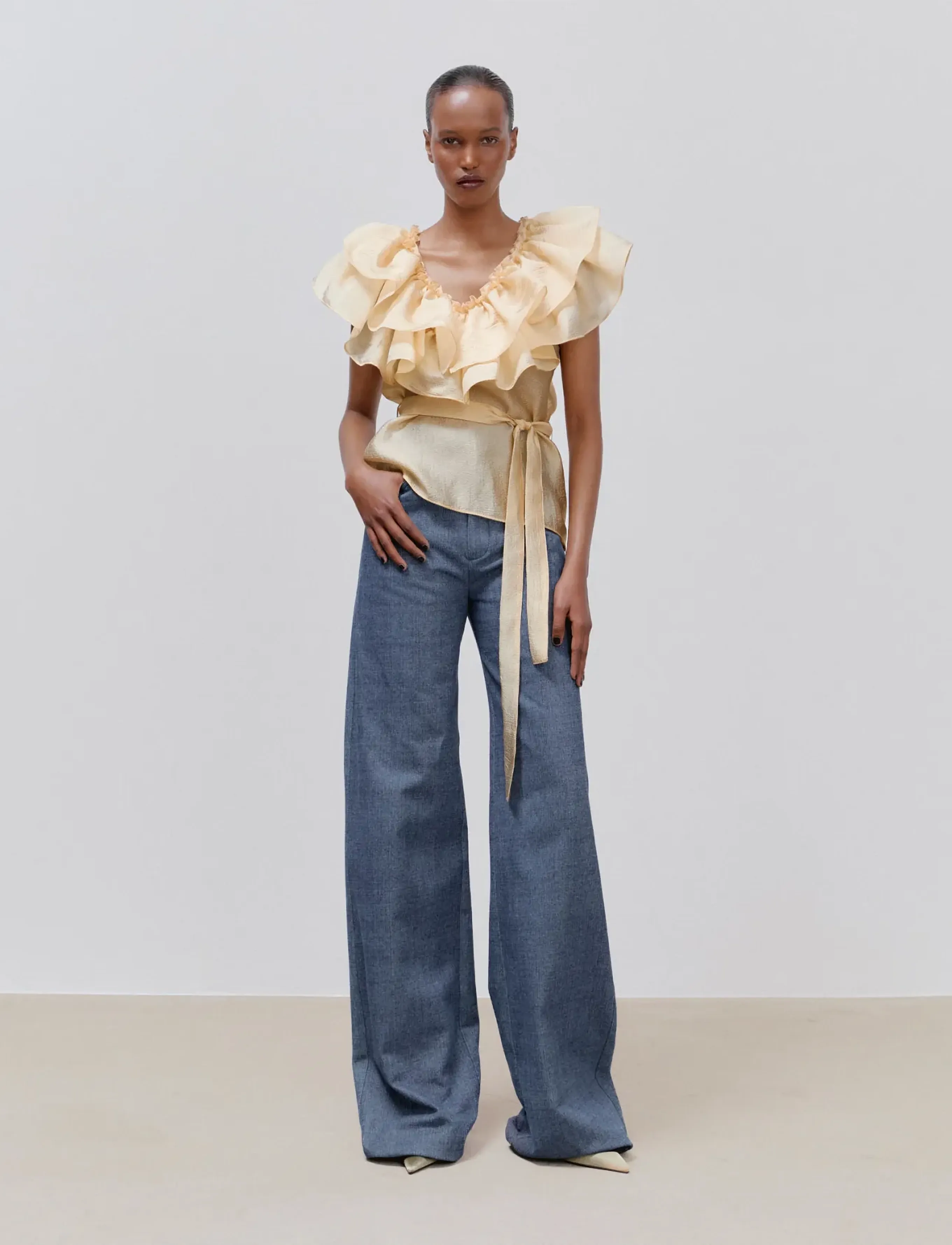 Ida Sjöstedt - EYRA TOP - Ærmeløse toppe - honey beige - 0