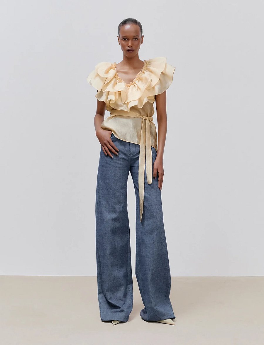 Ida Sjöstedt - EYRA TOP - Ærmeløse toppe - honey beige - 0