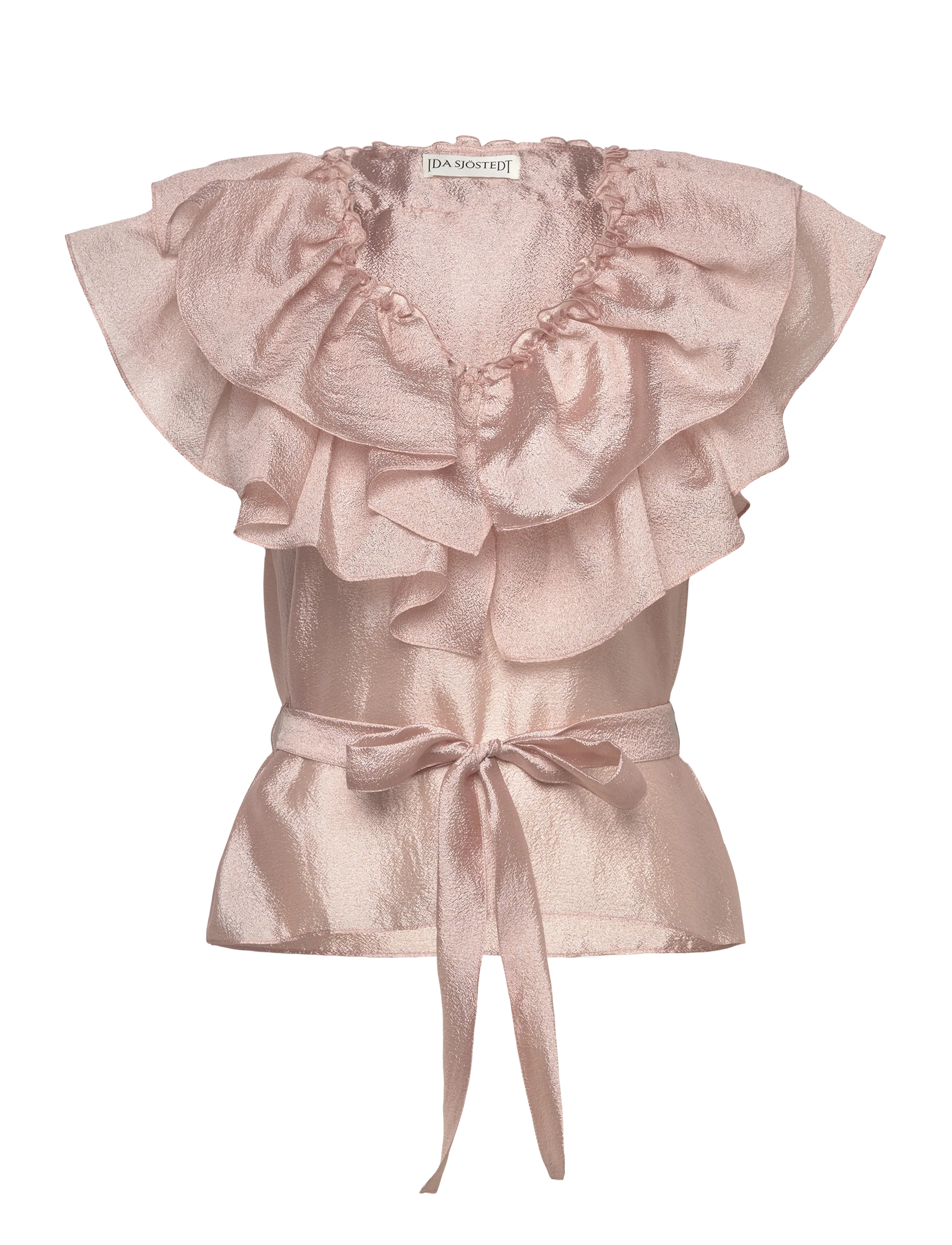 Ida Sjöstedt EYRA TOP - Clothing - MINK / pink/rose