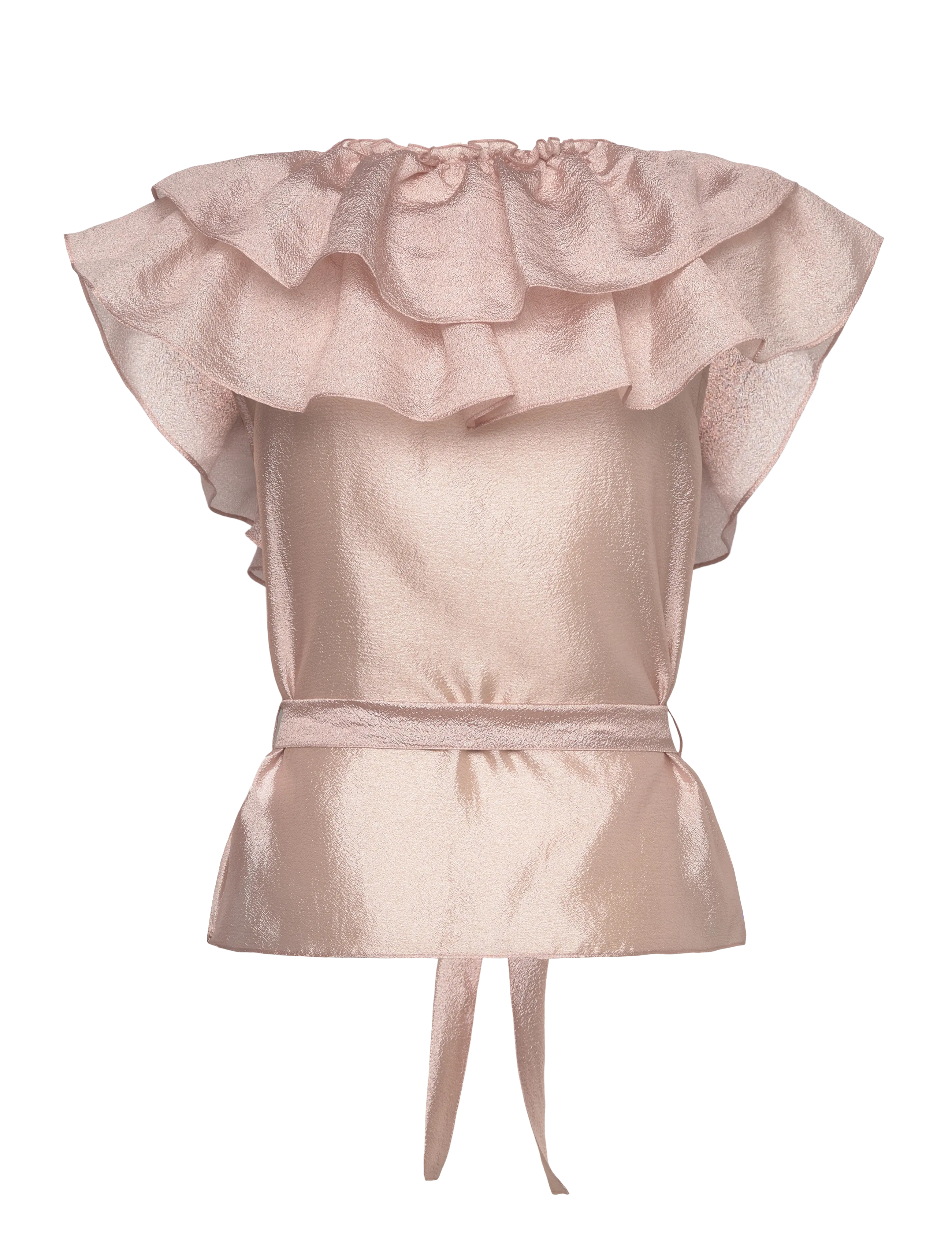 Ida Sjöstedt - EYRA TOP - short-sleeved blouses - mink - 2