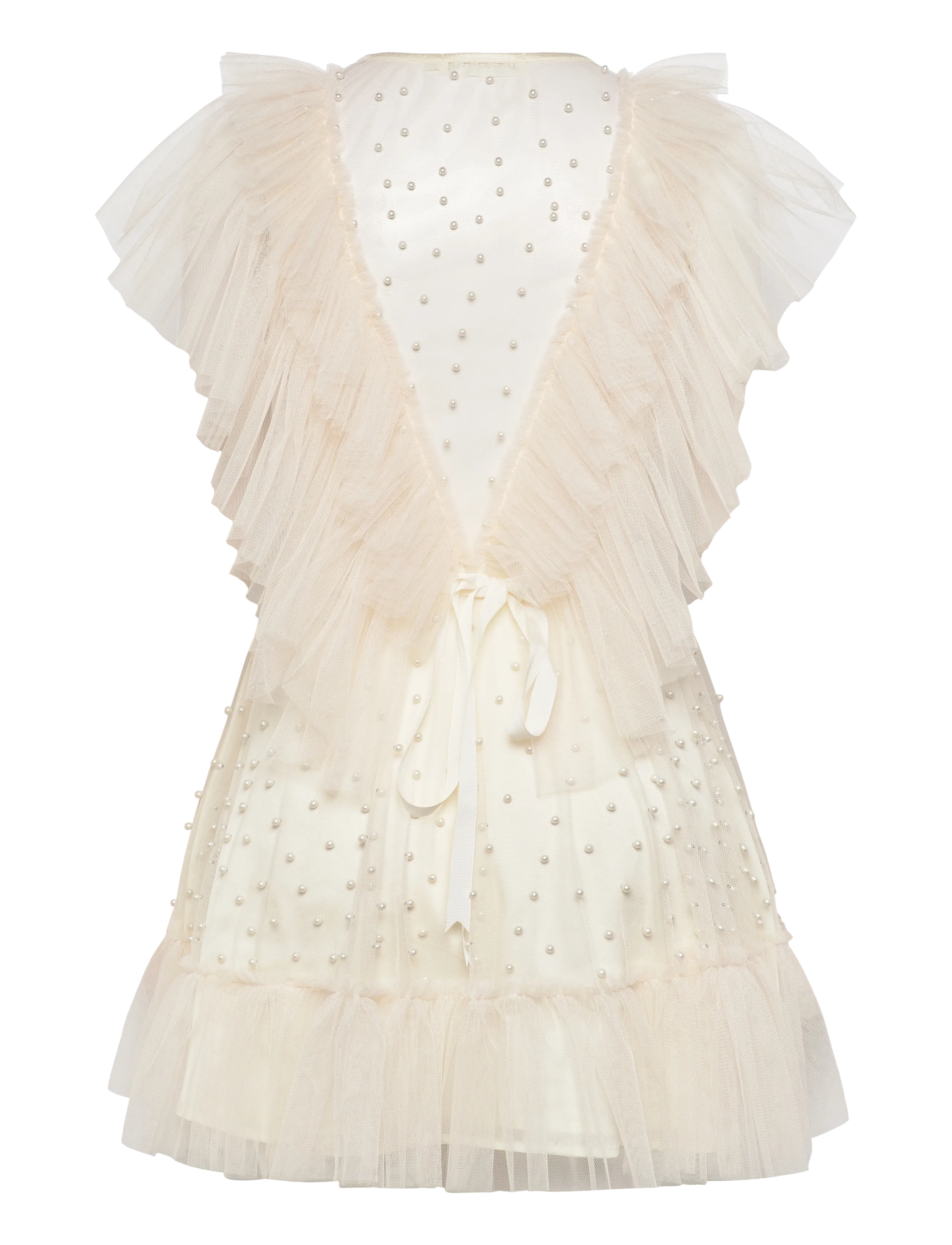 Ida Sjöstedt - NATHALIE BEAD DRESS - party dresses - cream white - 2