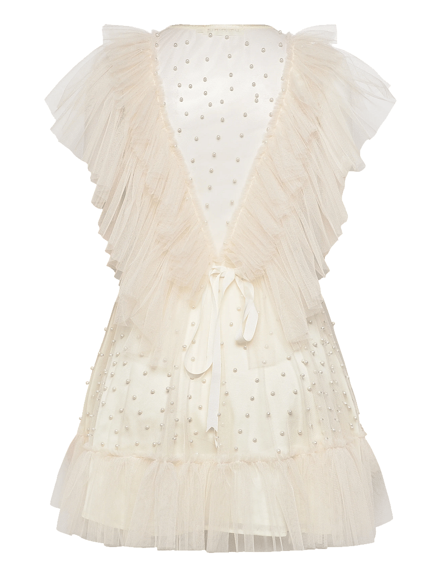 Ida Sjöstedt - NATHALIE BEAD DRESS - partykleider - cream white - 2